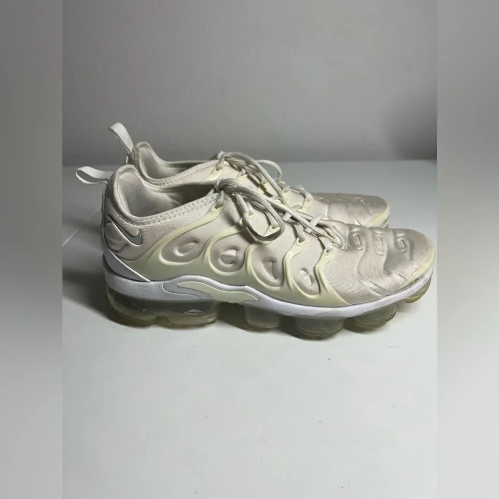 Nike Air VaporMax Plus White Platinum 2018 Men's Size 9,5 924453-100
